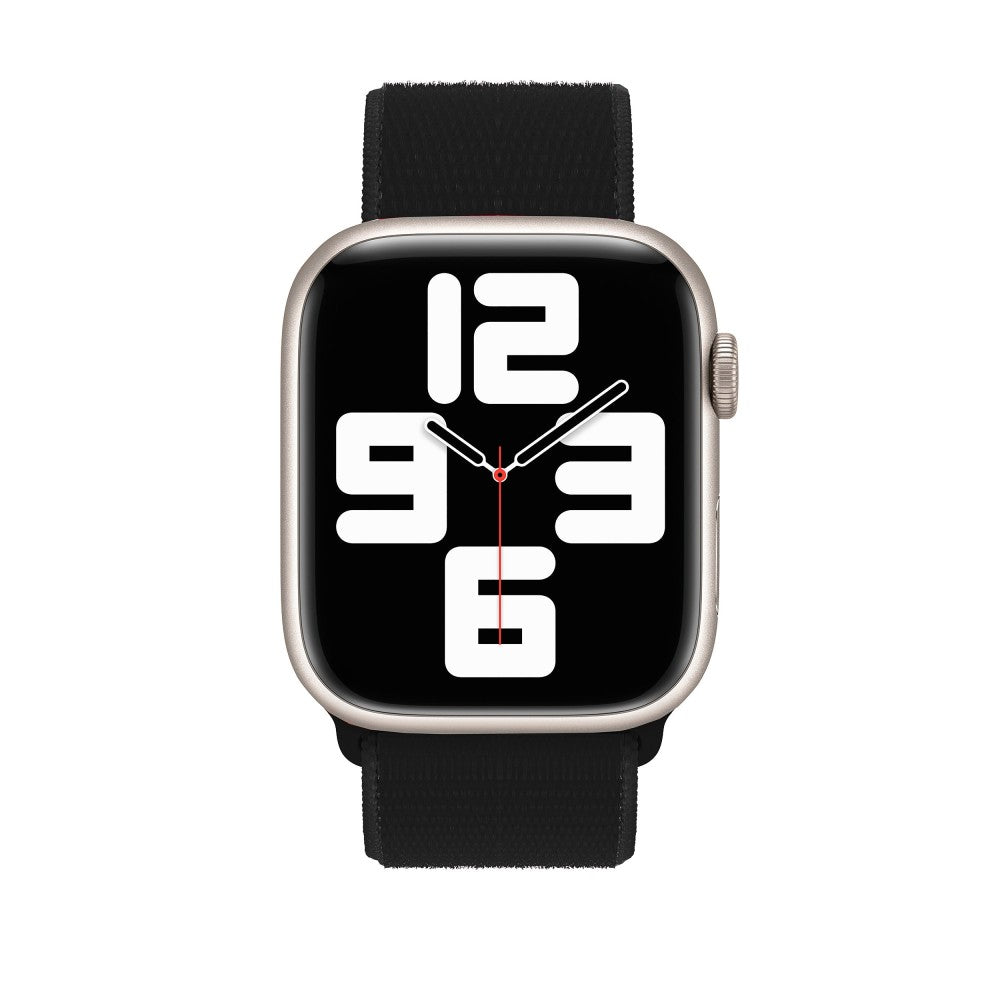 Curea Nylon Classic - Apple Watch 1/2/3/4/5/6/7/8/9/SE/Ultra 1/Ultra 2 - 42/44/45/49 MM - Full Black
