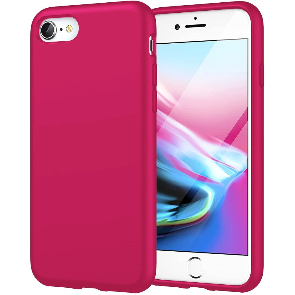 Husa Soft Silicone - iPhone 7/8/SE2 - Neon Pink
