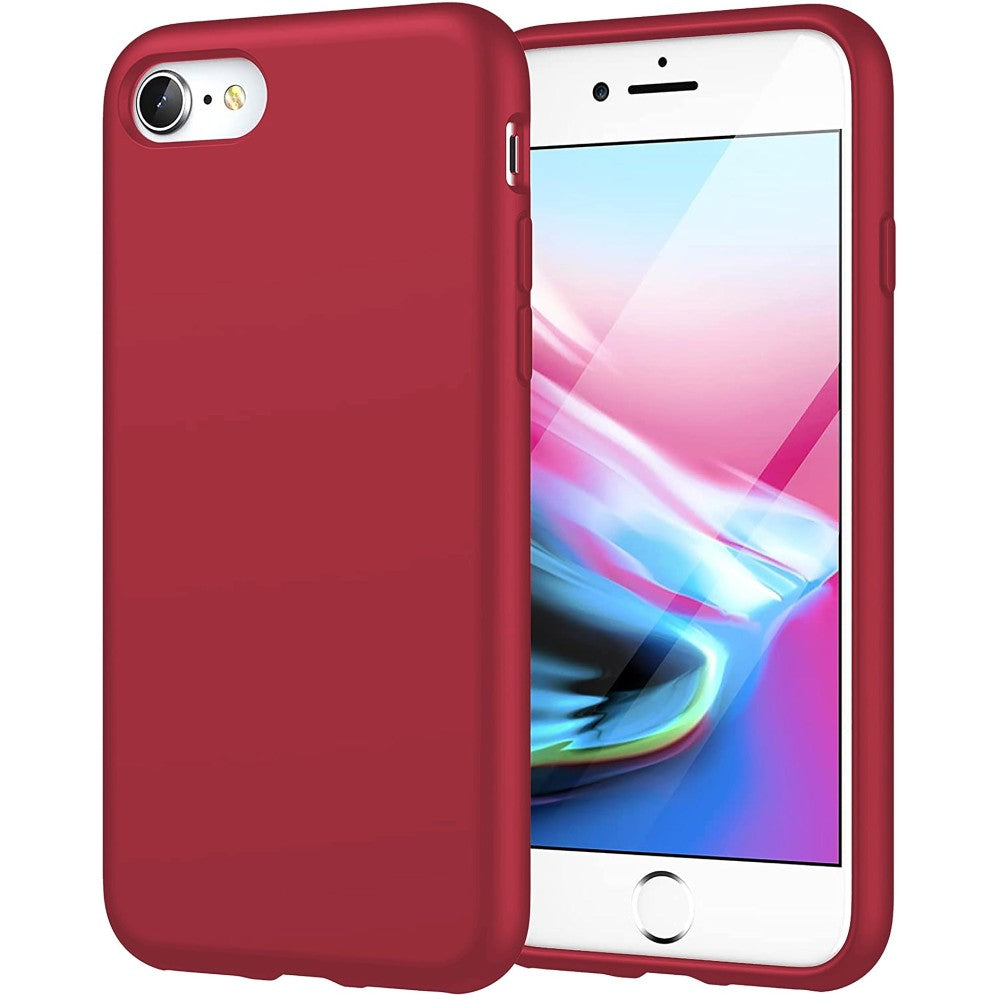 Husa Soft Silicone - iPhone 7/8/SE2 - Light Red