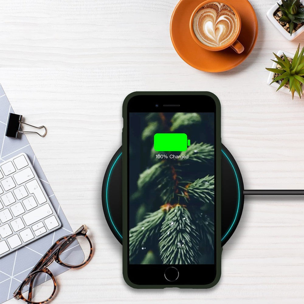 Husa Soft Silicone - iPhone 7/8/SE2 - Dark Marine Green