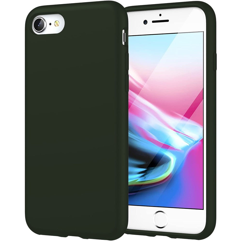Husa Soft Silicone - iPhone 7/8/SE2 - Dark Marine Green