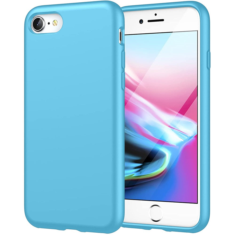 Husa Soft Silicone - iPhone 7/8/SE2 - Acid Blue