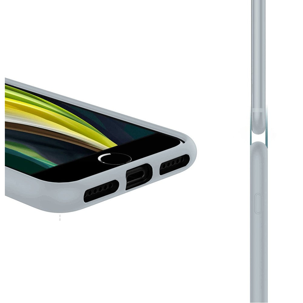 Husa Soft Silicone - iPhone 7 Plus/8 Plus - Light Gray