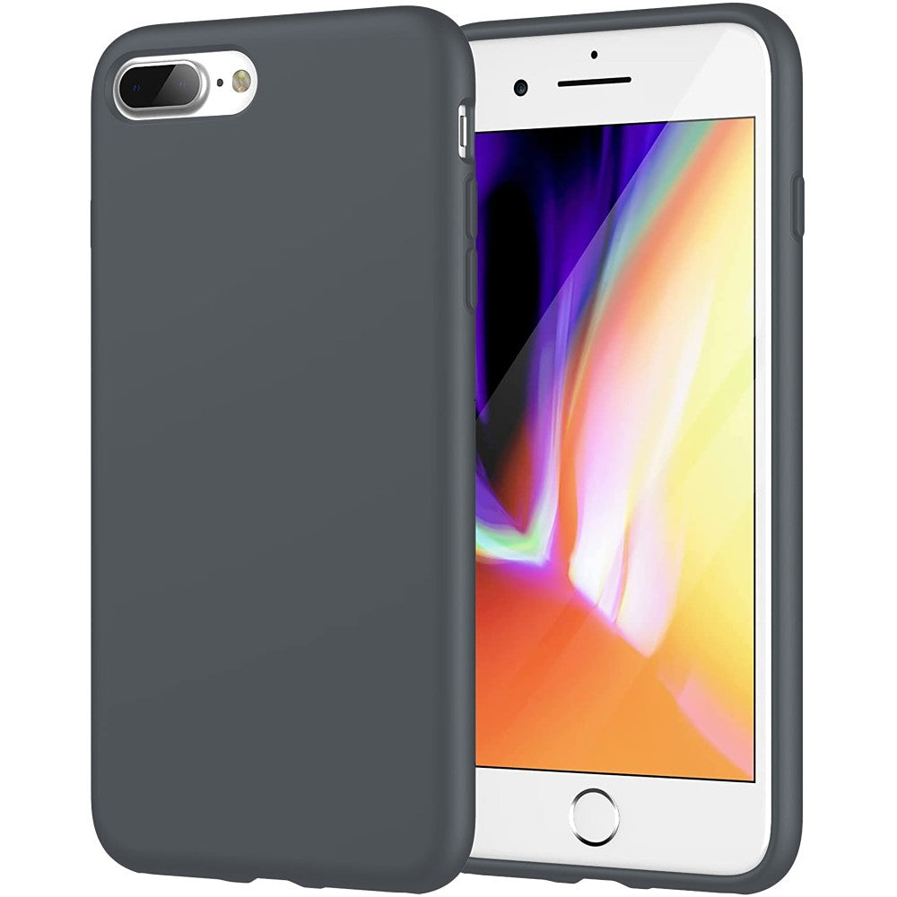 Husa Soft Silicone - iPhone 7 Plus/8 Plus - Dark Gray