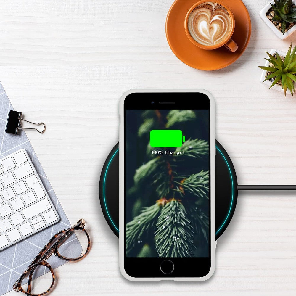 Husa Soft Silicone - iPhone 7 Plus/8 Plus - Alb