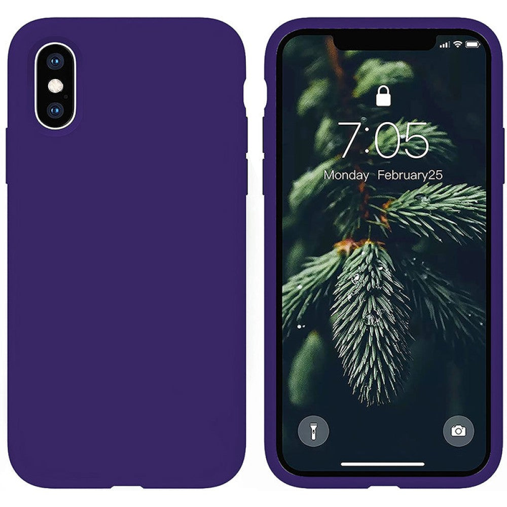 Husa Soft Silicone - iPhone X/XS - Purple