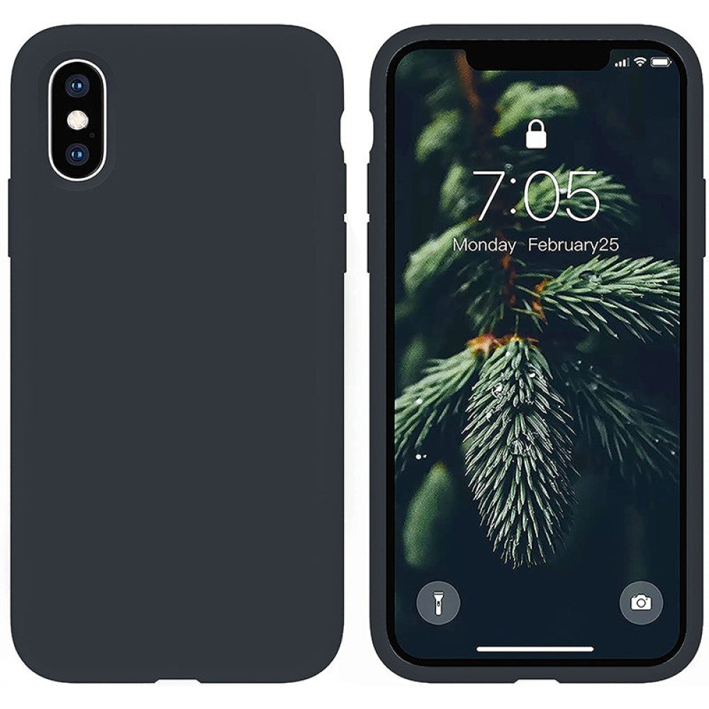Husa Soft Silicone - iPhone X/XS - Midnight Blue