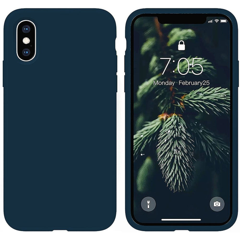 Husa Soft Silicone - iPhone X/XS - Classic Blue