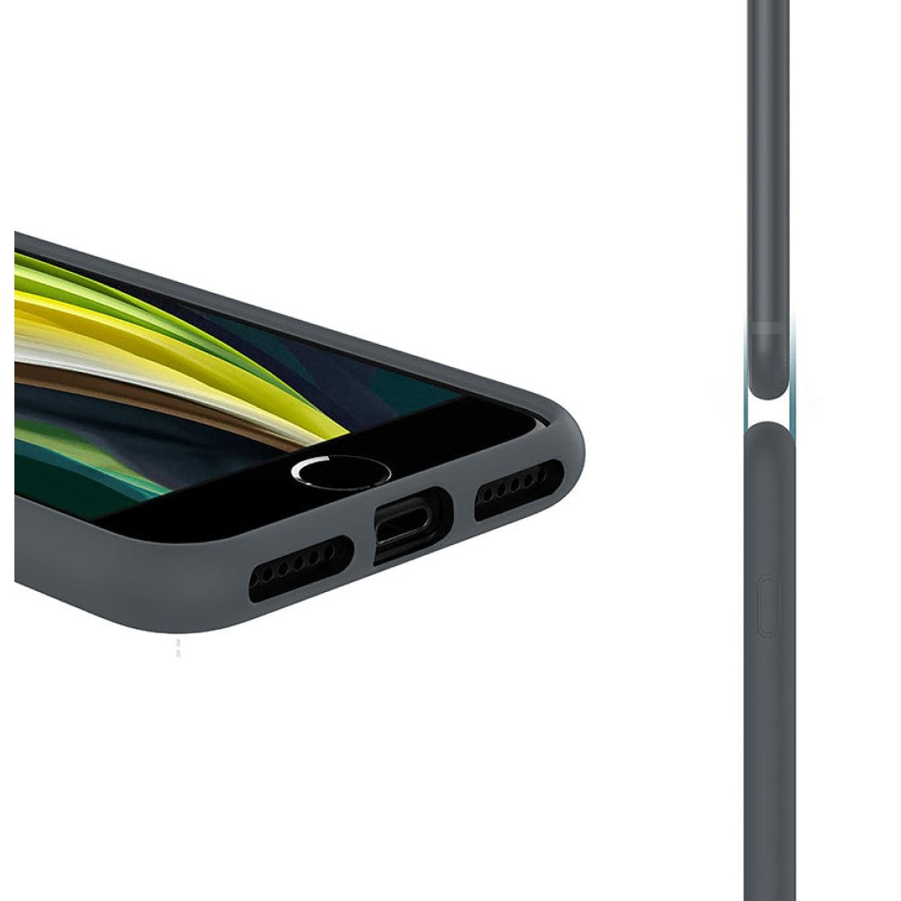 Husa Soft Silicone - iPhone X/XS - Dark Gray
