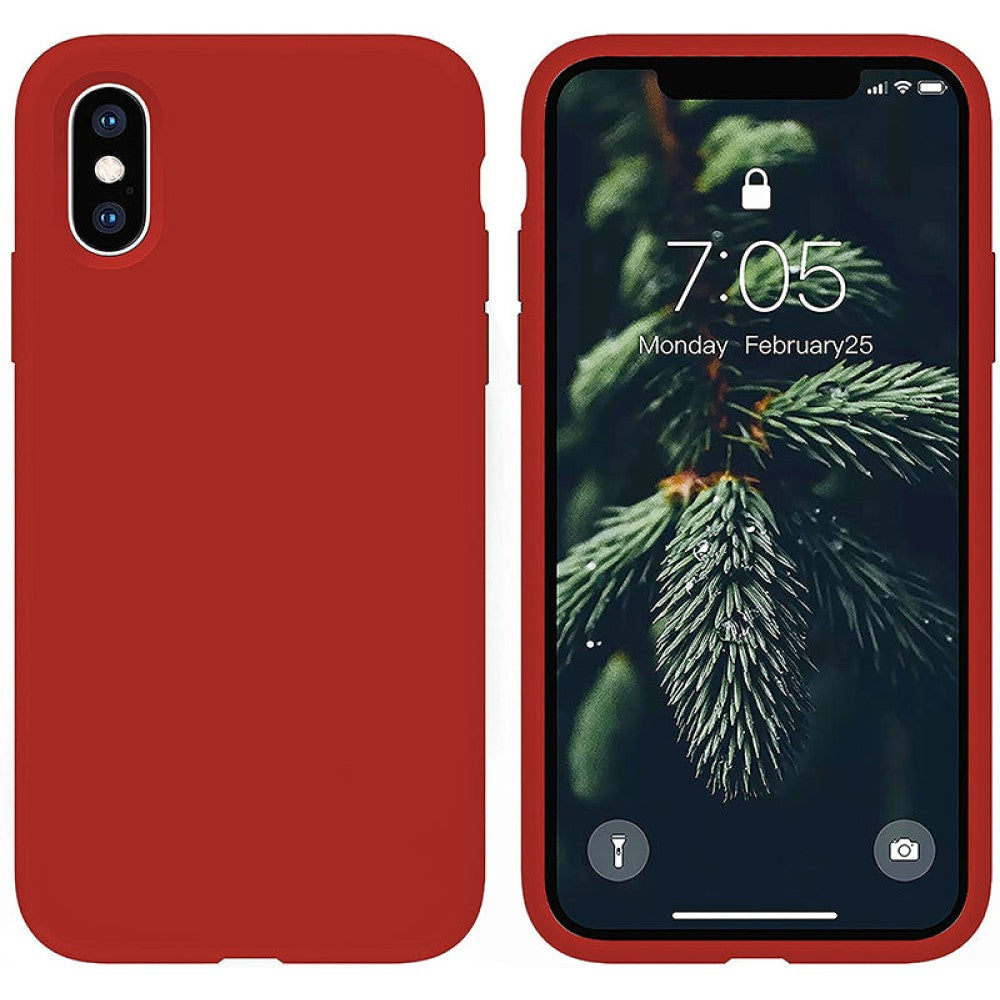 Husa Soft Silicone - iPhone XS Max - Red