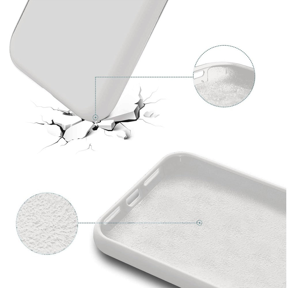 Husa Soft Silicone - iPhone 12/12 Pro - White