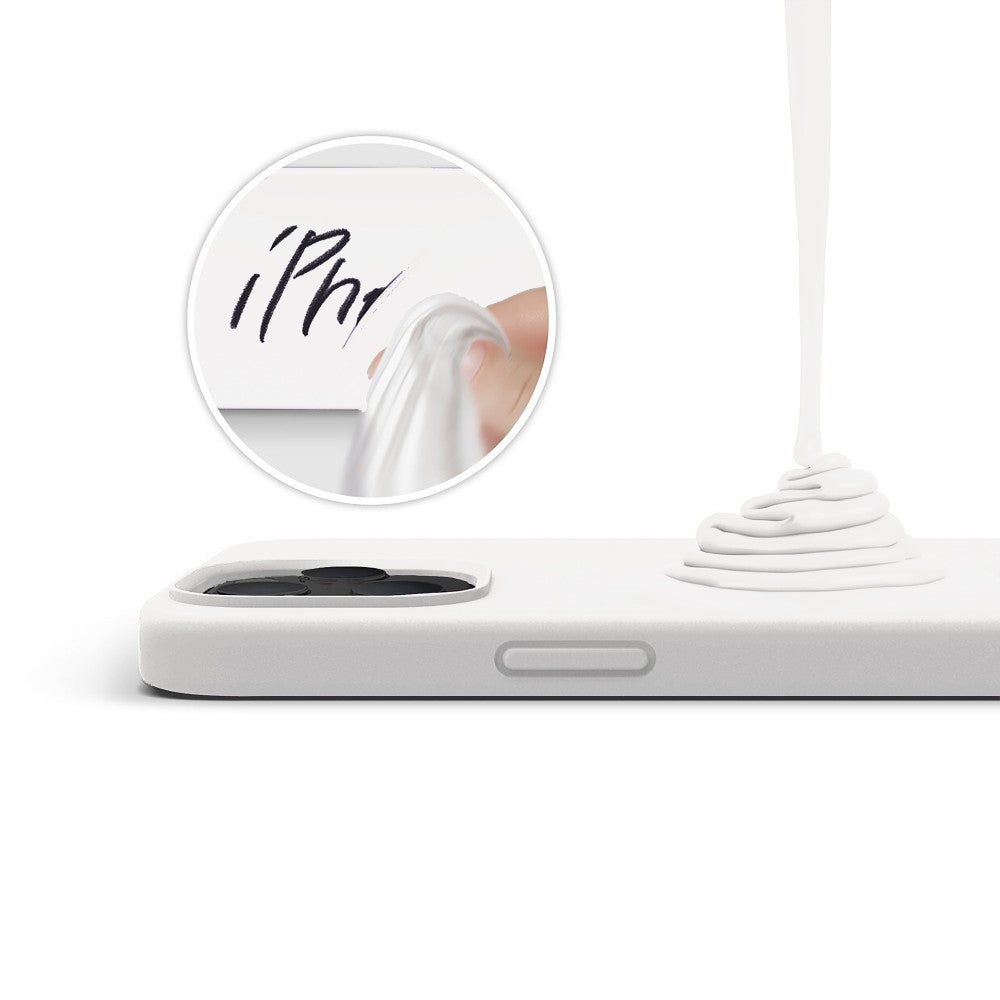 Husa Soft Silicone - iPhone 12/12 Pro - White