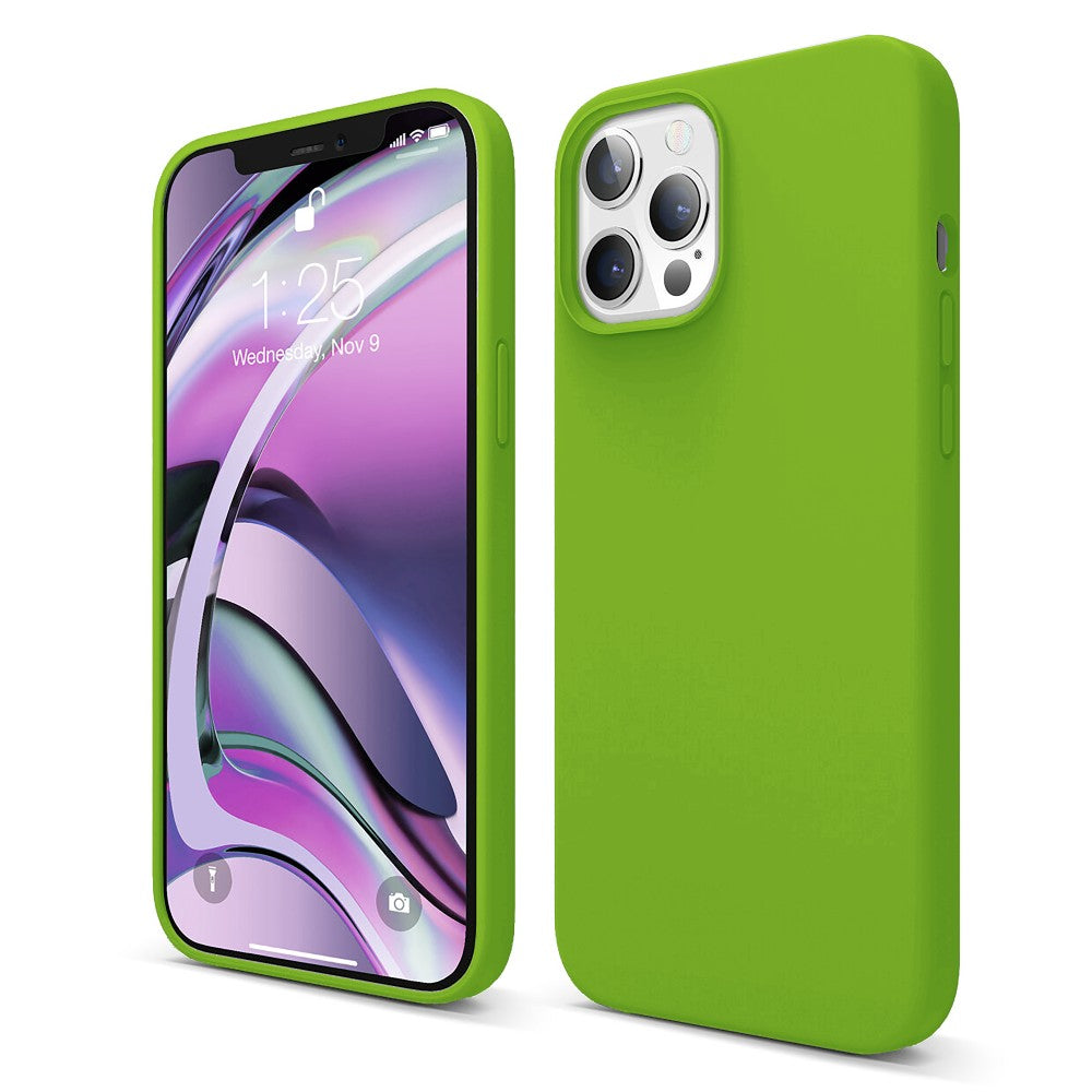 Husa Soft Silicone - iPhone 12 Pro Max - Acid Green