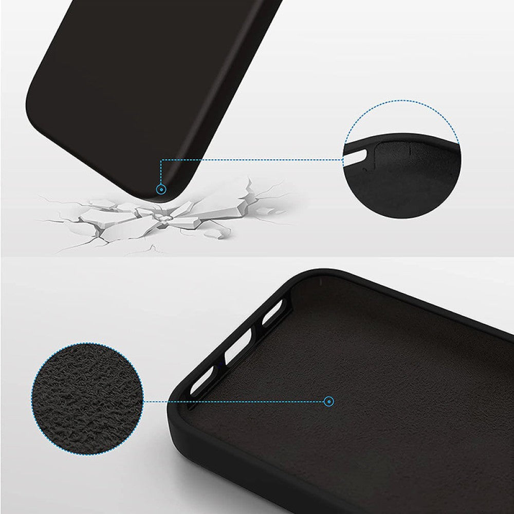 Husa Soft Silicone - iPhone 12 Pro Max - Negru