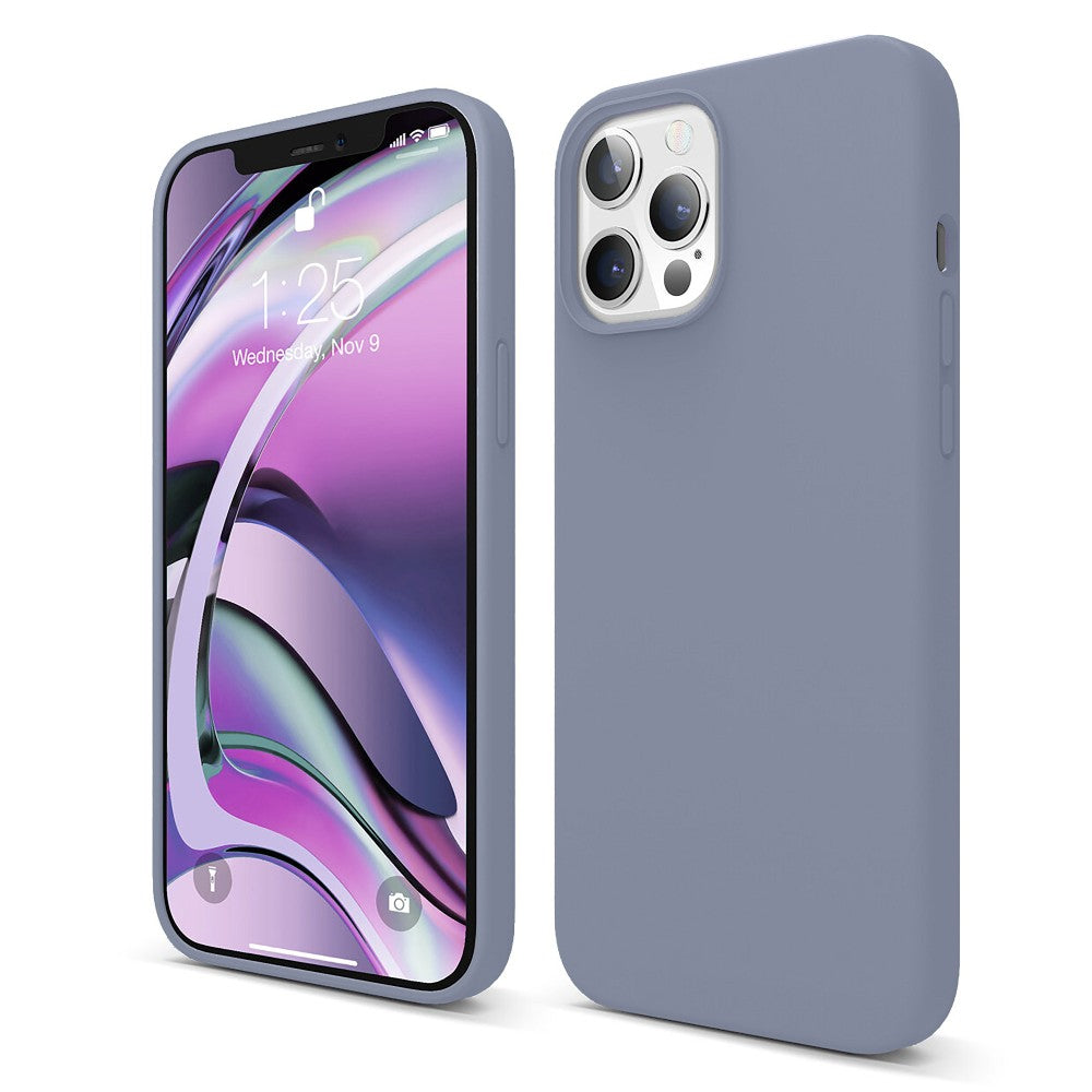 Husa Soft Silicone - iPhone 12 Pro Max - Slate Gray