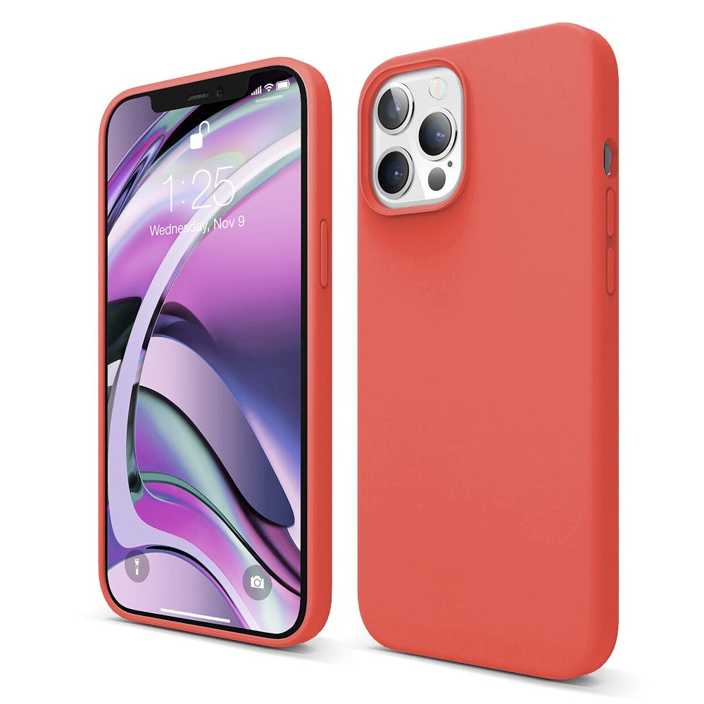 Husa Soft Silicone - iPhone 12 Pro Max - Orange