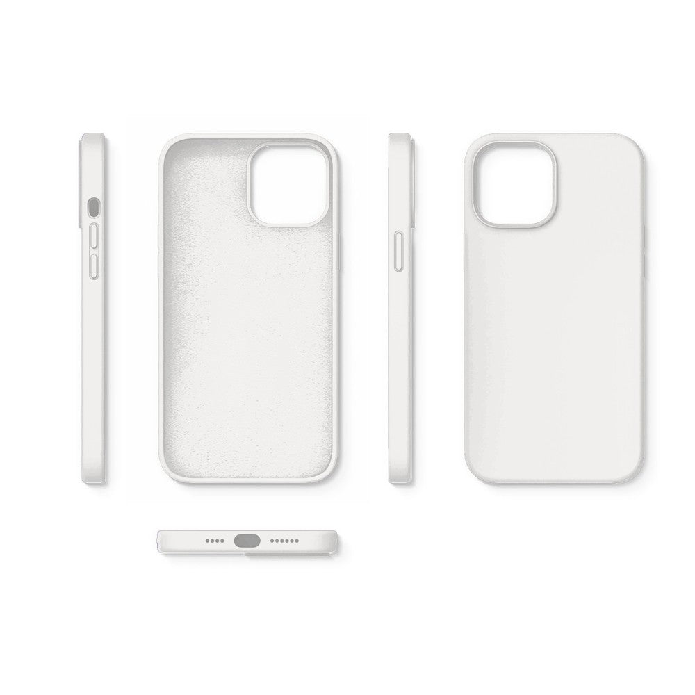 Husa Soft Silicone - iPhone 12 Pro Max - Alb