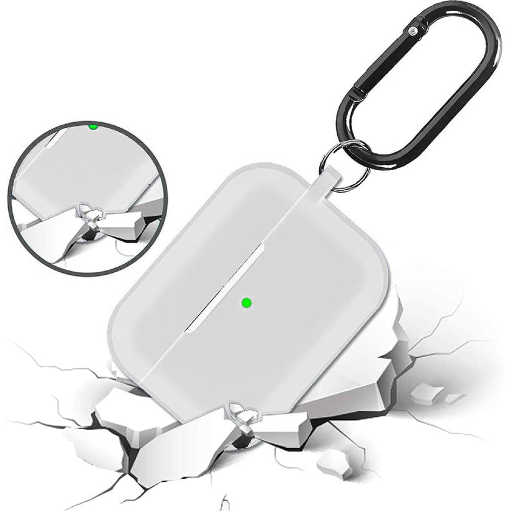 Husa Soft Silicone - AirPods Pro 1/2 - Alb