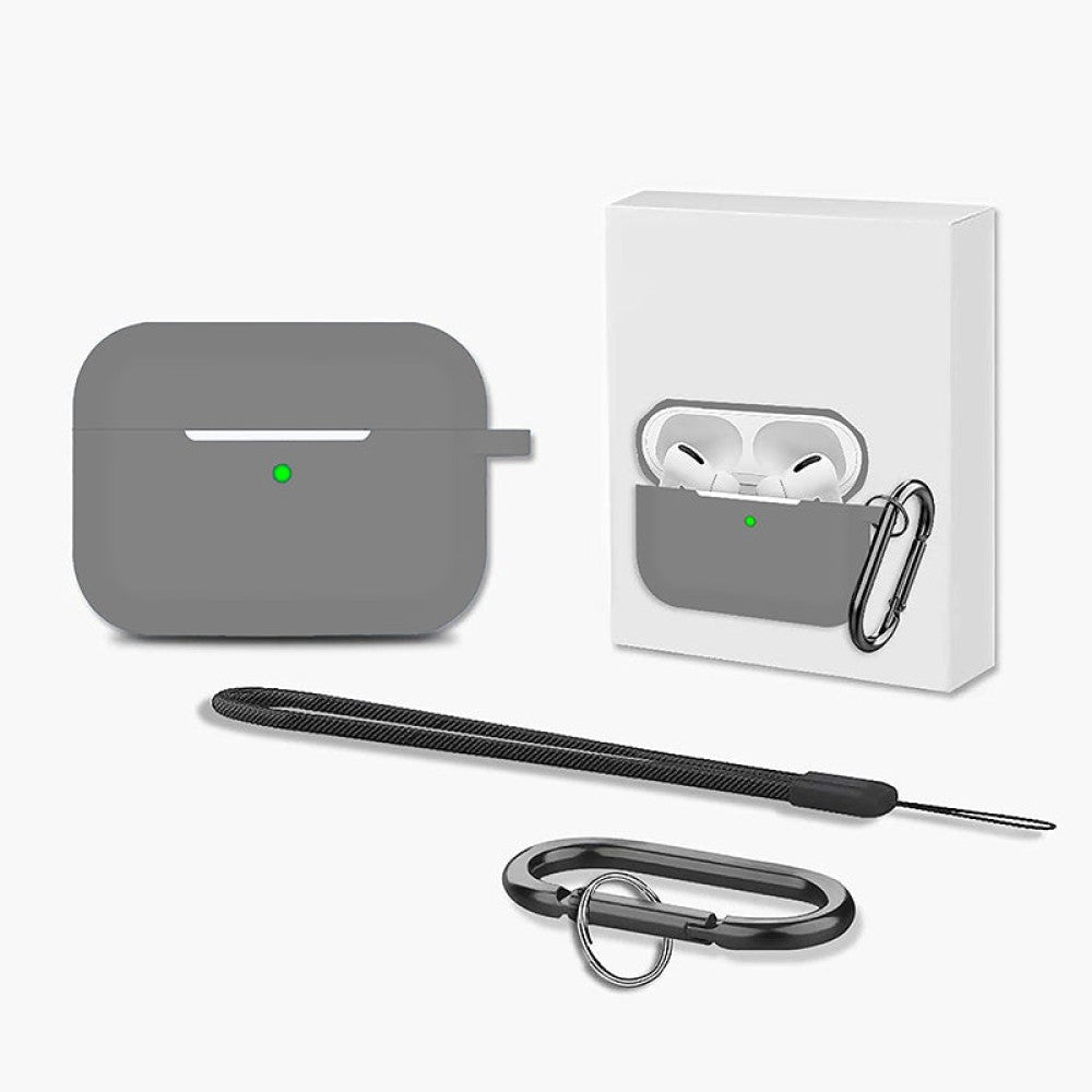 Husa Soft Silicone - AirPods Pro 1/2 - Dark Gray