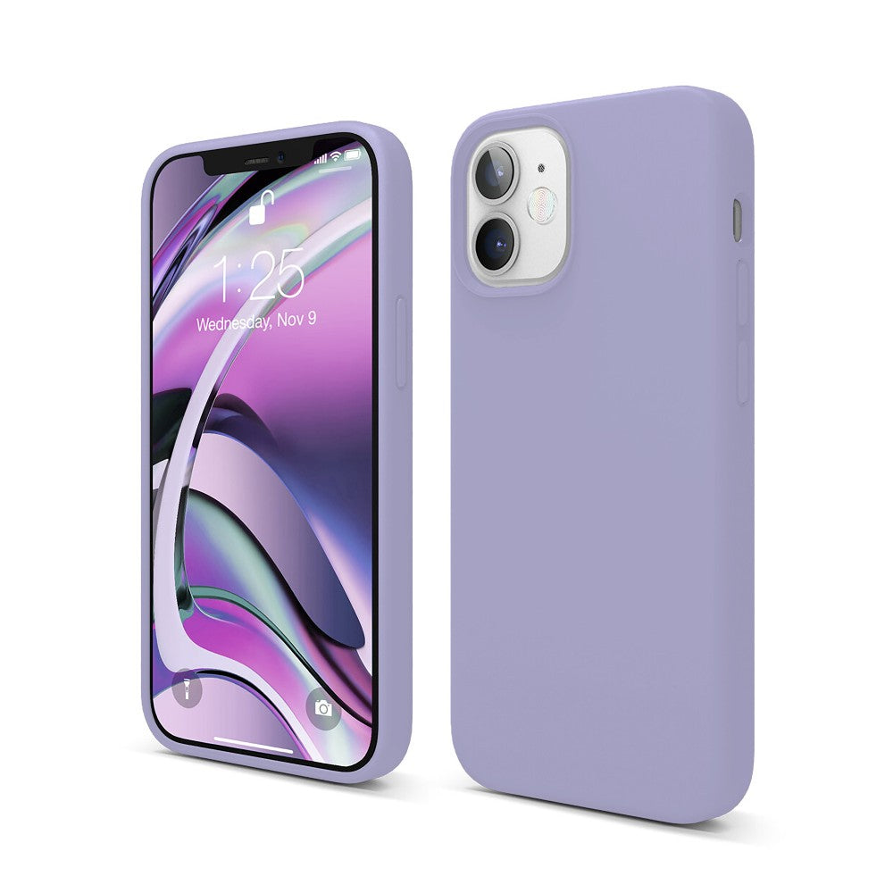 Husa Soft Silicone - iPhone 12 Mini - Light Lilac