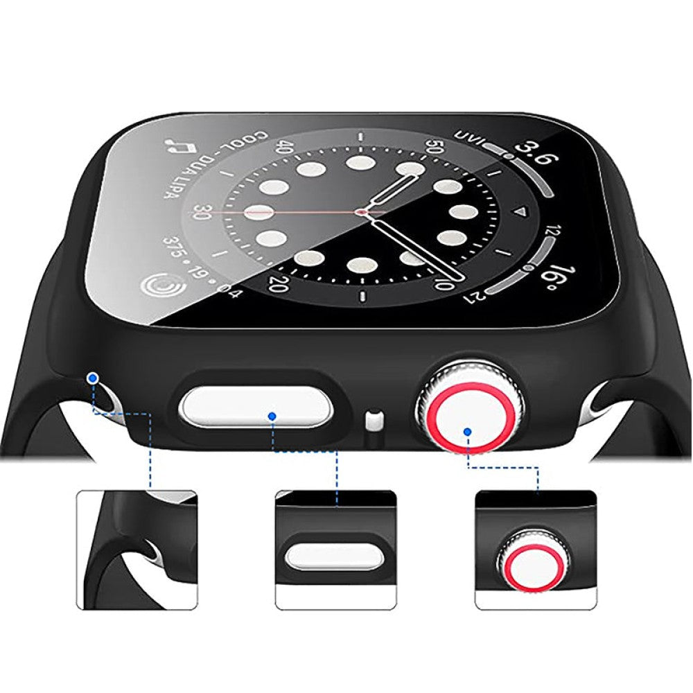 Carcasa 360° (Husa + Folie) - Apple Watch 7/8/9 - 41MM - Black