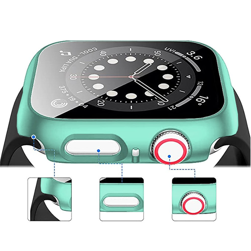Carcasa 360° (Husa + Folie) - Apple Watch 4/5/6/SE - 44MM - Turqoise