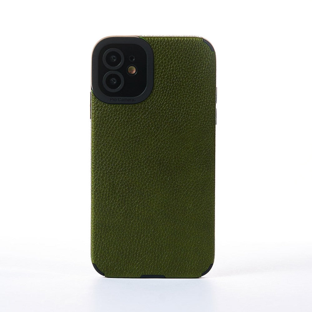 Husa Grained Leather - iPhone 11 - Verde