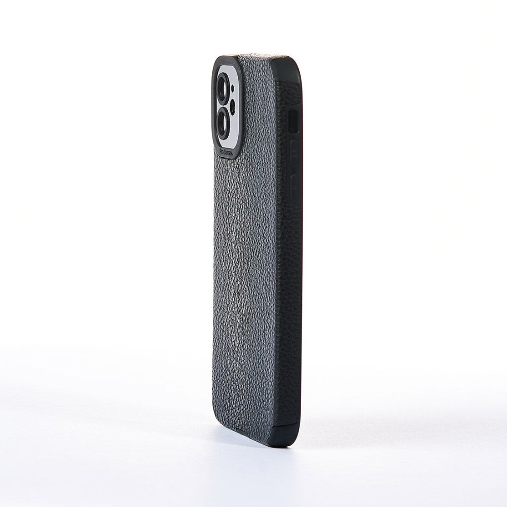 Husa Grained Leather - iPhone 11 - Negru