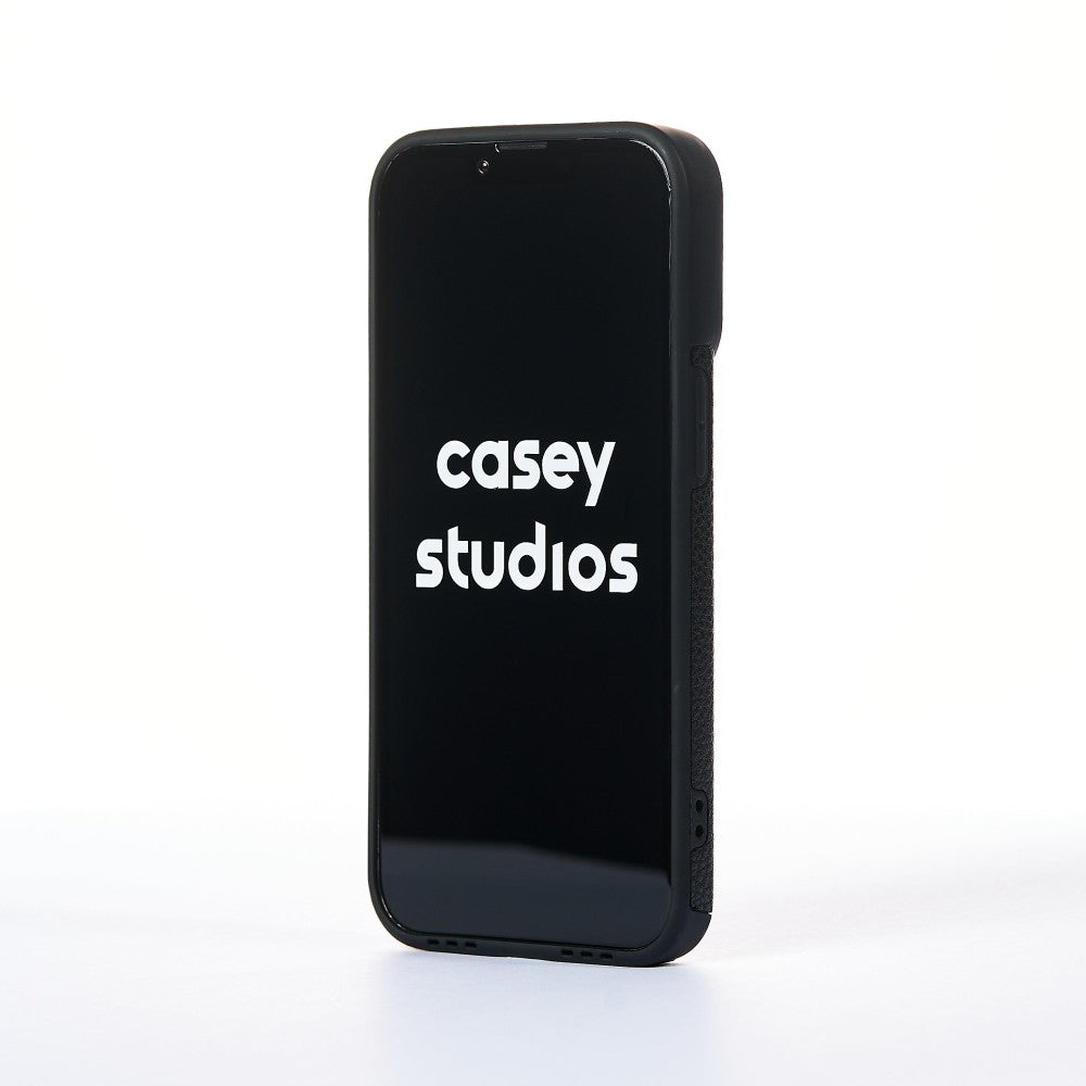 Husa Grained Leather - iPhone 13 Pro Max - Negru