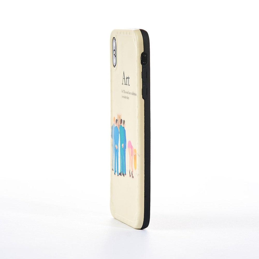 Husa Gossip - iPhone XS Max - Alb