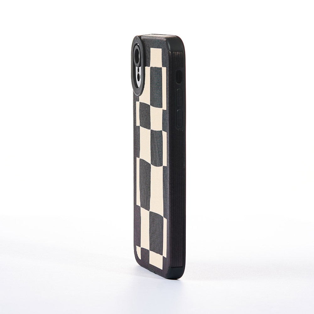Husa Squareforming - iPhone XR - Alb/Negru