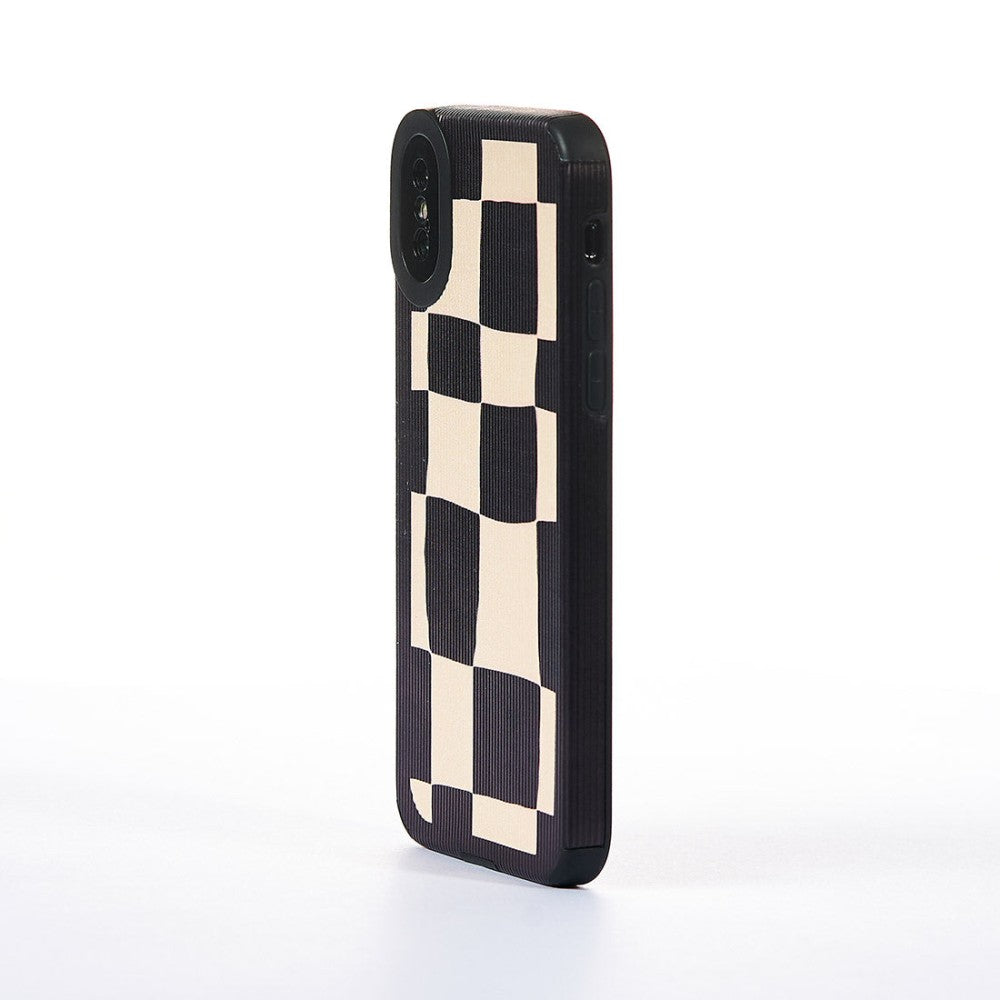 Husa Squareforming - iPhone X/XS - Alb/Negru