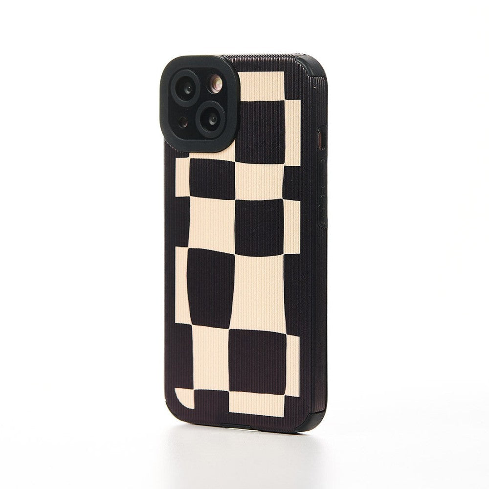 Husa Squareforming - iPhone 13 - Alb/Negru