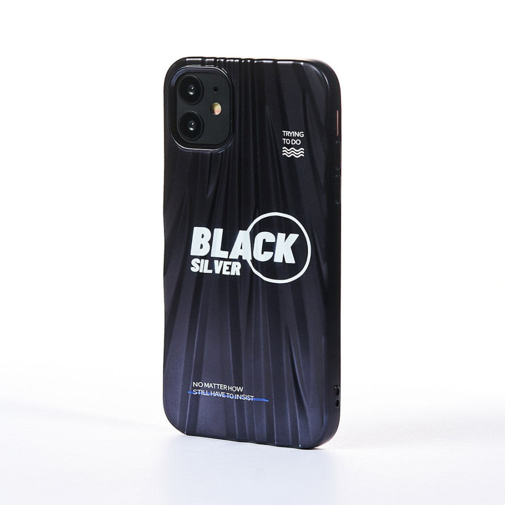 Husa Black Silver - iPhone 11 - Negru