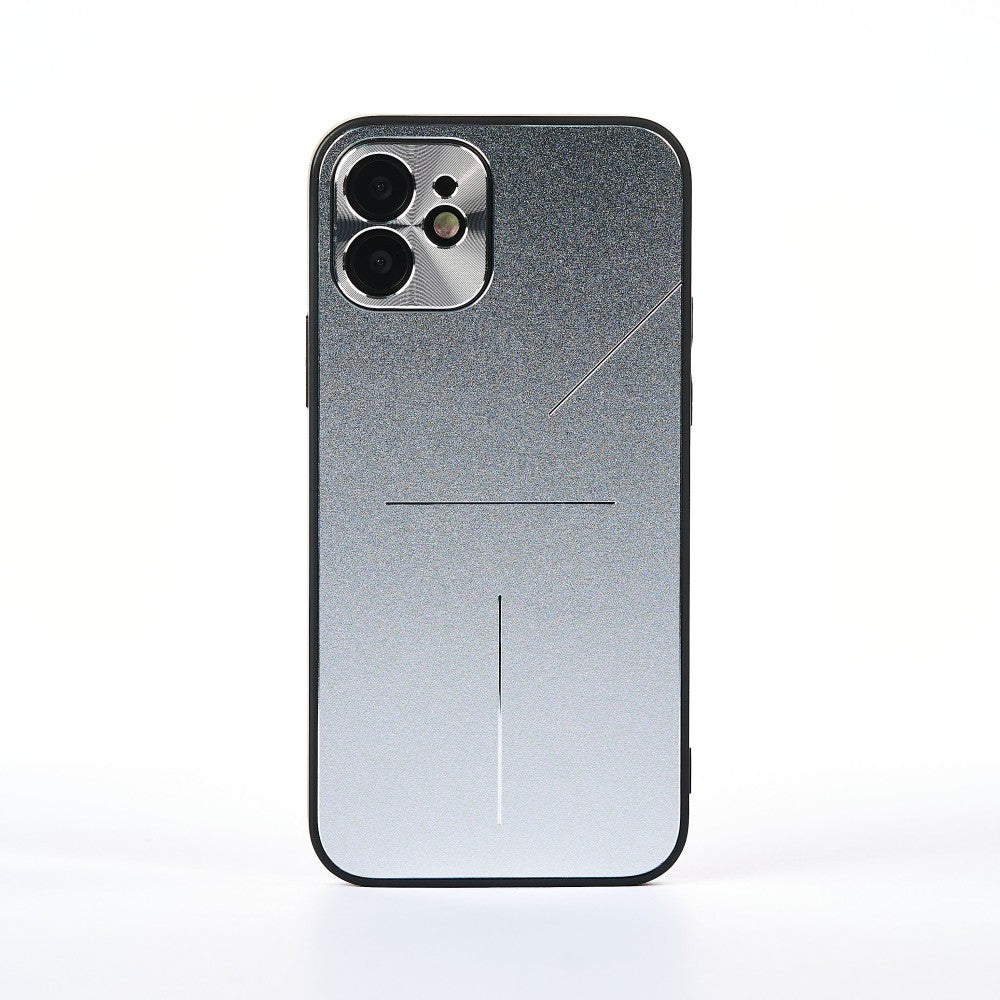 Husa Metalines - iPhone 12 - Silver