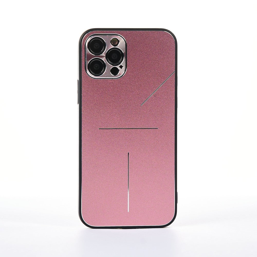 Husa Metalines - iPhone 12 Pro - Roz