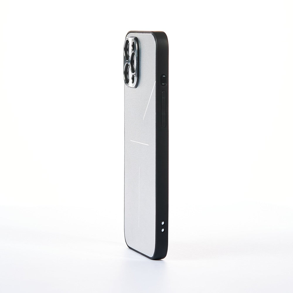 Husa Metalines - iPhone 12 Pro Max - Silver