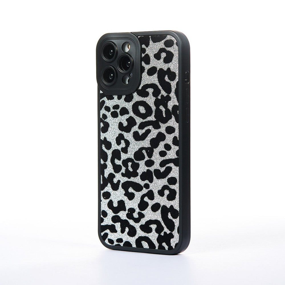 Husa Furry Print - iPhone 13 Pro Max - Silver