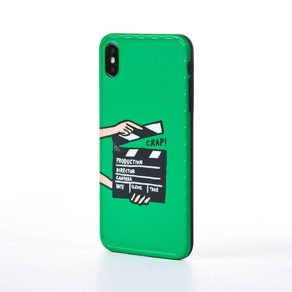 Husa Ready? Action! - iPhone XS Max - Verde
