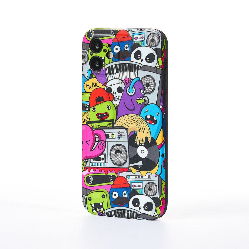 Husa Cartoon Monster - iPhone 12 - Multicolor