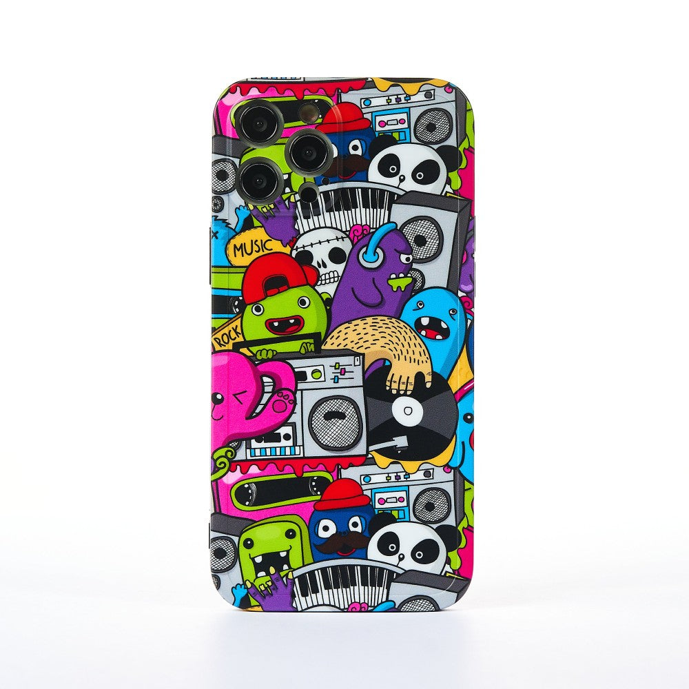Husa Cartoon Monster - iPhone 12 Pro - Multicolor