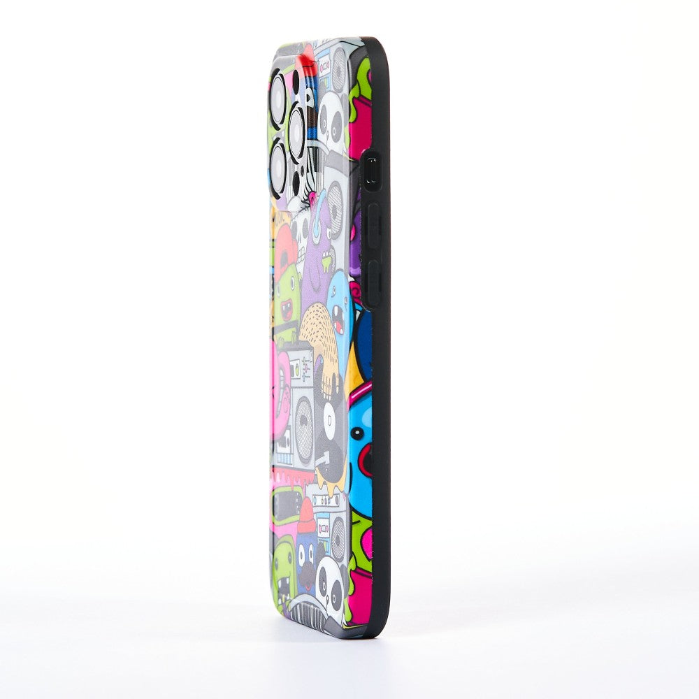 Husa Cartoon Monster - iPhone 13 Pro - Multicolor