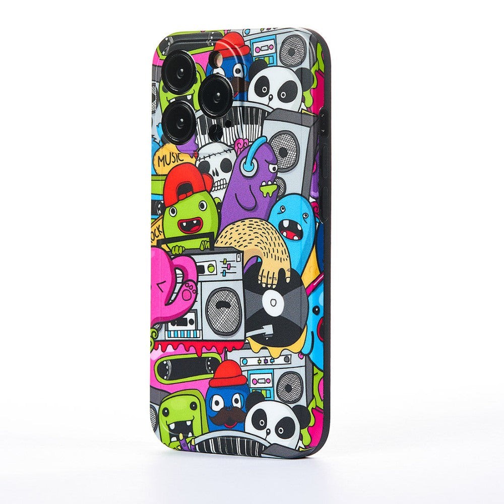 Husa Cartoon Monster - iPhone 13 Pro - Multicolor