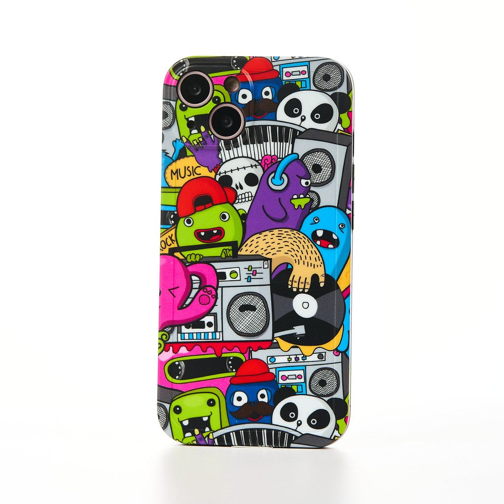 Husa Cartoon Monster - iPhone 13 - Multicolor