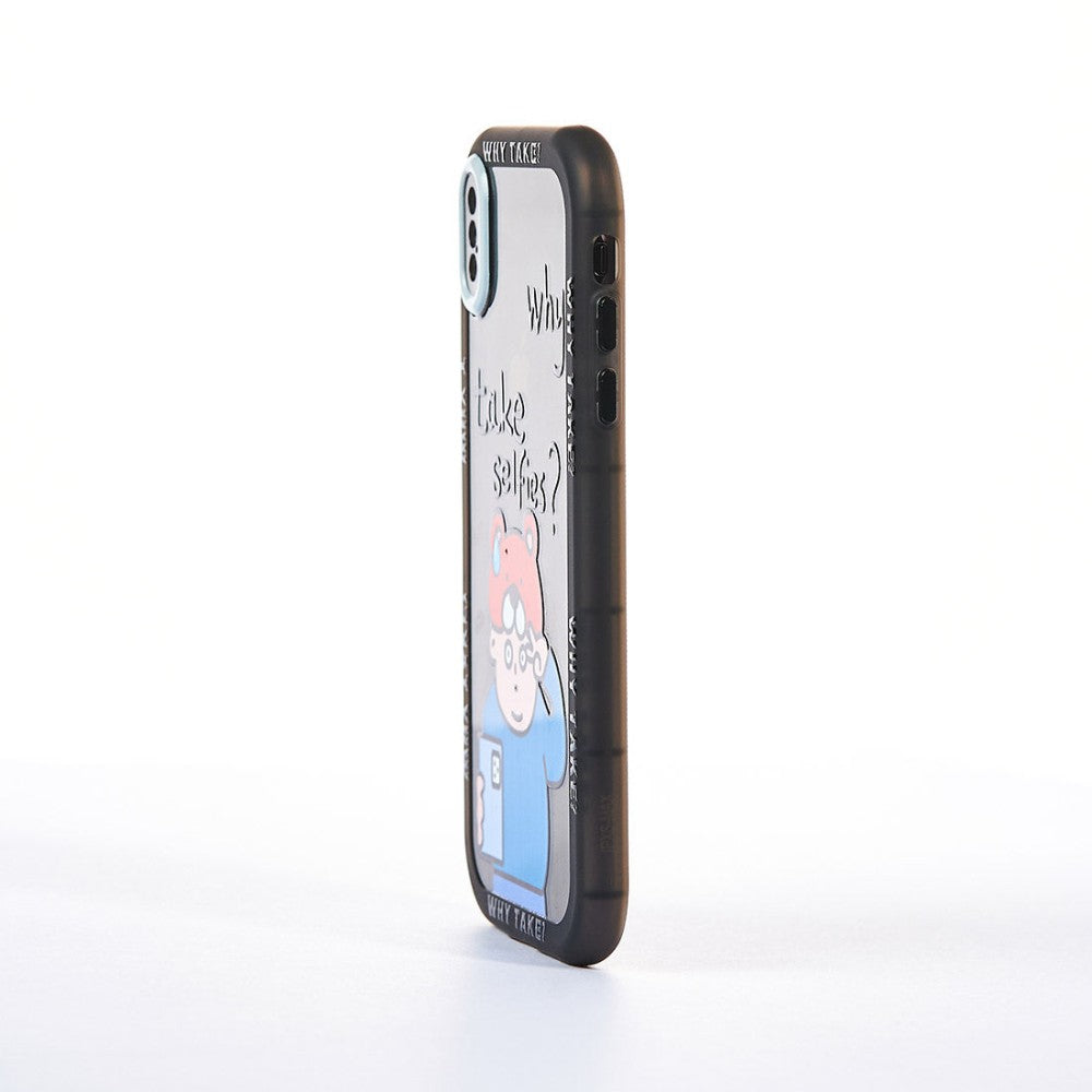 Husa Why? - iPhone XS Max - Negru