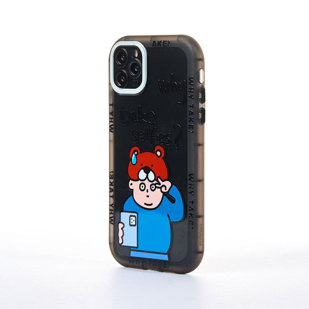 Husa Why? - iPhone 11 Pro Max - Negru