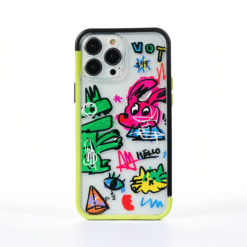 Husa Dino Attack - iPhone 13 Pro Max - Multicolor