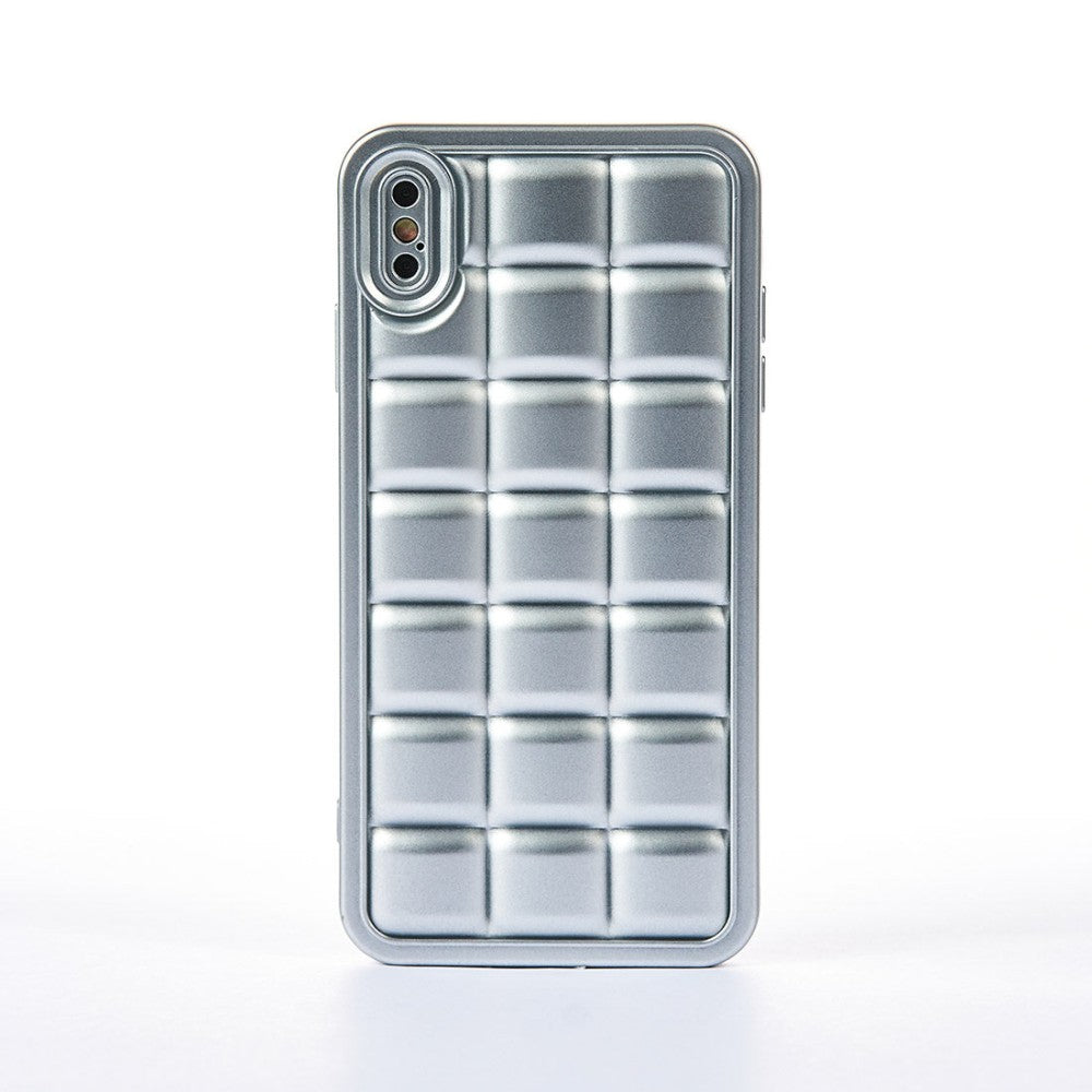 Husa Squared Up - iPhone XS Max - Silver