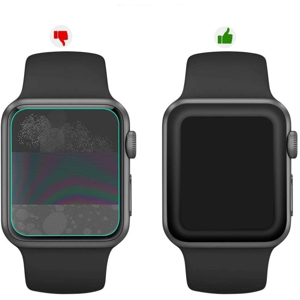 Folie Sticla MaxDefense+ - Apple Watch 7/8/9 - 41MM - Negru