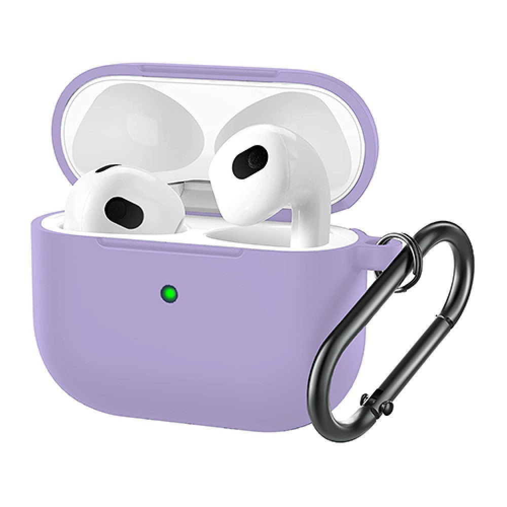 Husa Soft Silicone - AirPods 3 - Light Lilac